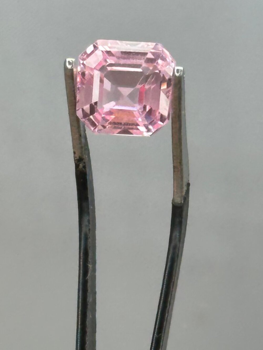 Certified Asscher Mogok Ruby